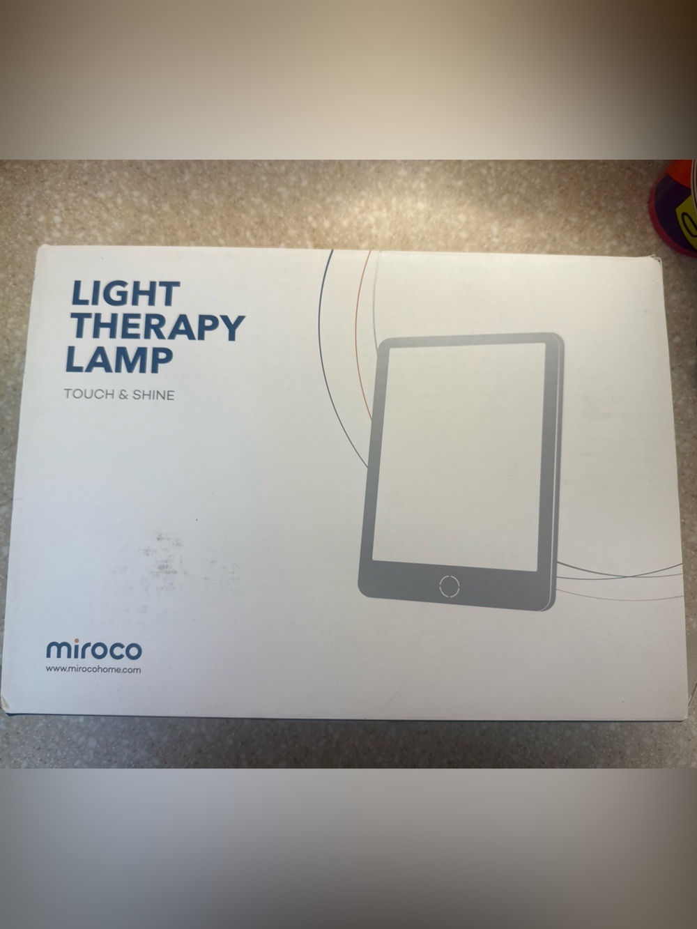 Miroco Light Therapy Lamp - White Touch & Shine NEW
